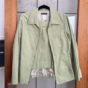 Vintage Y2K Esprit Matching Green Skirt Set